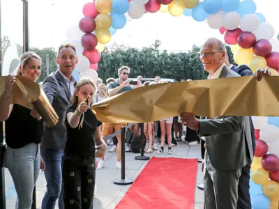 Feestelijke opening van het nieuwe schoolgebouw